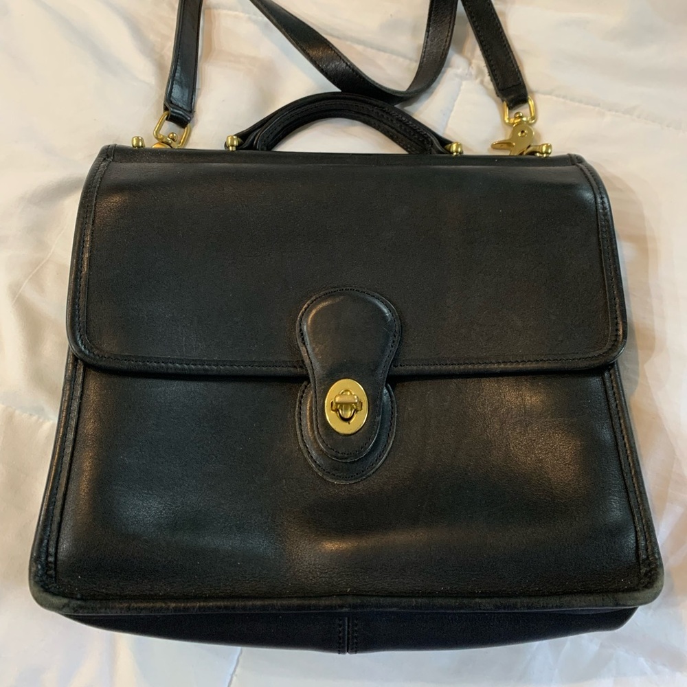 Coach Willis 9927 Messenger Crossbody Bag with Hang Tag Fob Rare